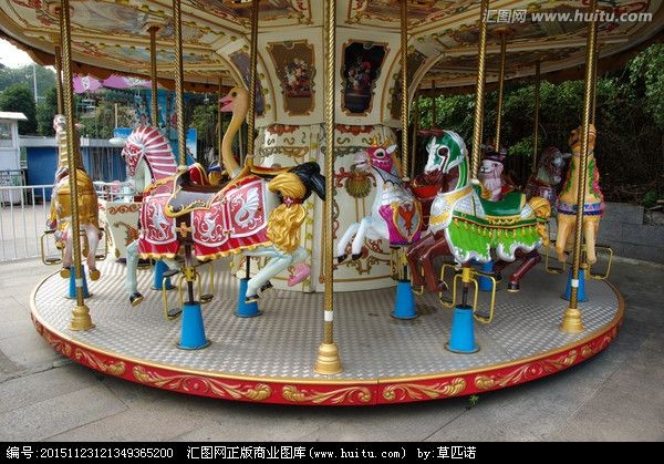 儿童转马